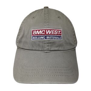 BMC West Building Materials Slideback Hat Brown OS Adjustable Embroidered RMA